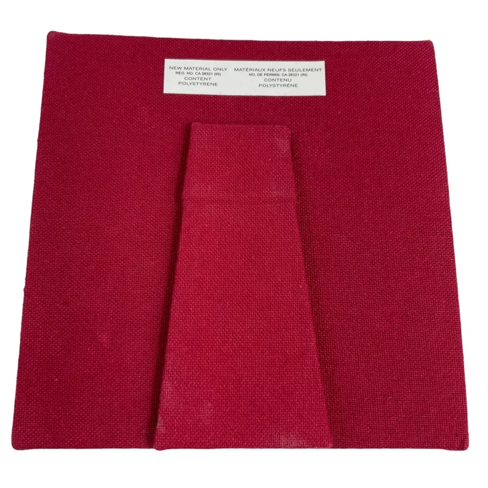 Pier 1 Imports Fabric Christmas 3”x3” Picture Photograph Frame Holiday Felt Tree